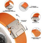 Nylon Strap for Apple Watch Band Ultra 2 49mm 10 9 8 7 46mm 45mm 41mm 44mm 42mm Braided Elastic Bracelet for IWatch Series 6 SE - Image 4