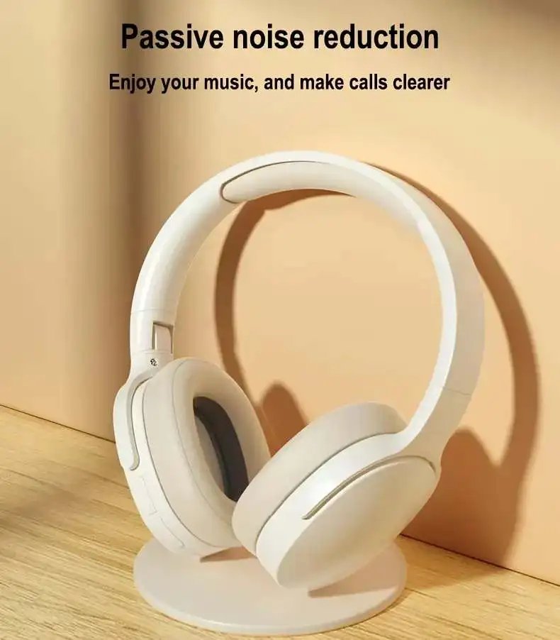 Wireless Headphones Bluetooth 5.3 Portable Earphone Hifi Stereo Headset Game Earbuds With Mic For Samsung Iphone Huawei