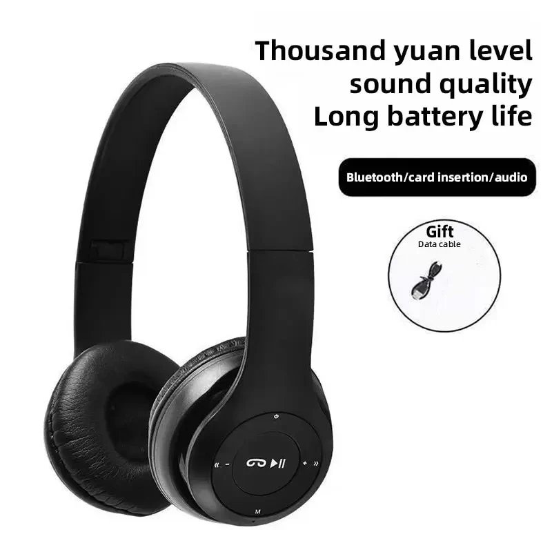 Handsfree Wireless Headphones Noise Canceling Headphone Earphone P47 headset Bluetooth HeadPhone for iPhone Huawei Samsung Redmi