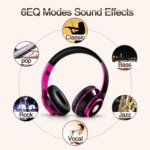 Best Colorful Earphones Wireless Bluetooth 5.3 Headsets Built-in Mp3 Player Foldable Sport Headphones Stereo Sound For Cellphone - Image 3