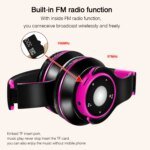 Best Colorful Earphones Wireless Bluetooth 5.3 Headsets Built-in Mp3 Player Foldable Sport Headphones Stereo Sound For Cellphone - Image 4