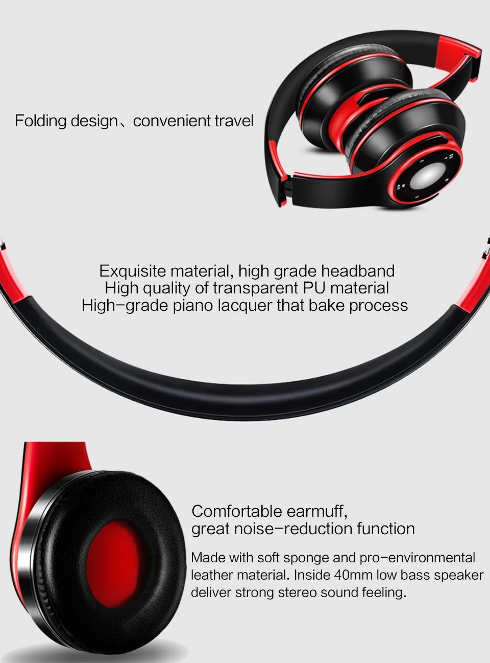 Best Colorful Earphones Wireless Bluetooth 5.3 Headsets Built-in Mp3 Player Foldable Sport Headphones Stereo Sound For Cellphone Best Colorful Earphones Wireless Bluetooth 5.3 Headsets Built-in Mp3 Player Foldable Sport Headphones Stereo Sound For Cellphone