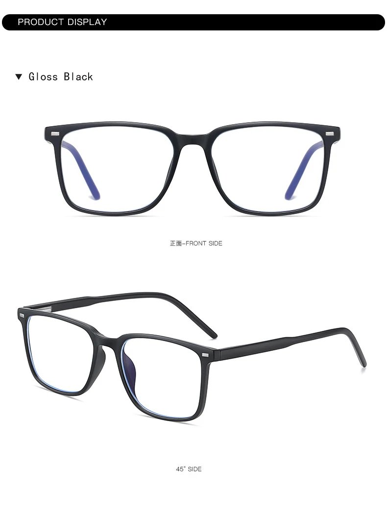 VIVIBEE 2026 Square Blue light Blocking Glasses Men TR90 Light Frame Anti Blue Ray Eyeglasses Women Classic Computer Eyewear VIVIBEE 2026 Square Blue light Blocking Glasses Men TR90 Light Frame Anti Blue Ray Eyeglasses Women Classic Computer Eyewear
