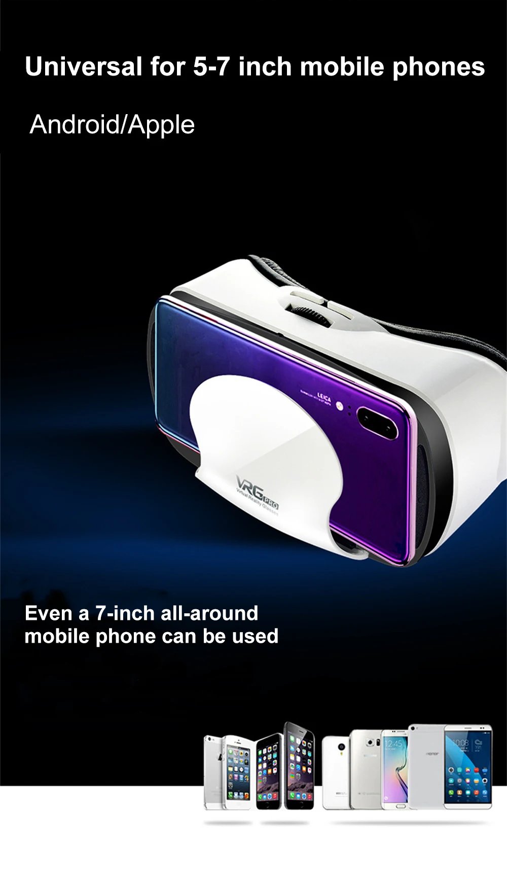 VR Shinecon Virtual Reality Glasses VR Glasses Stereo Helmet Headset With Remote Control 3D Virtual World For IOS Android New