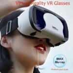 VR Shinecon Virtual Reality Glasses VR Glasses Stereo Helmet Headset With Remote Control 3D Virtual World For IOS Android New