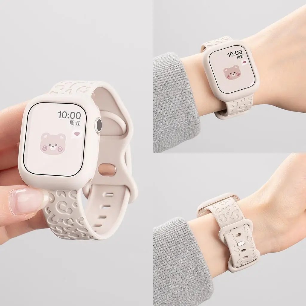 Candy Silicone Case+Strap For Apple Watch Series 11 10 9 8 7 49mm 46mm 45mm 41mm SE 3 6 5 4 44mm 42mm 40mm iWatch Ultra 3 49mm