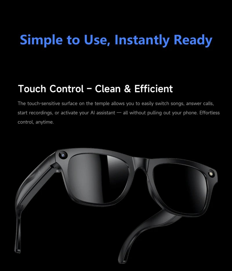4KHD AI Smart Glasses Photochromic Lens Camera Glasses Bluetooth Calling Music Player Voice Assistant Translation Video 2026 New 4KHD AI Smart Glasses Photochromic Lens Camera Glasses Bluetooth Calling Music Player Voice Assistant Translation Video 2026 New