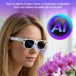 4KHD AI Smart Glasses Photochromic Lens Camera Glasses Bluetooth Calling Music Player Voice Assistant Translation Video 2026 New - Image 3
