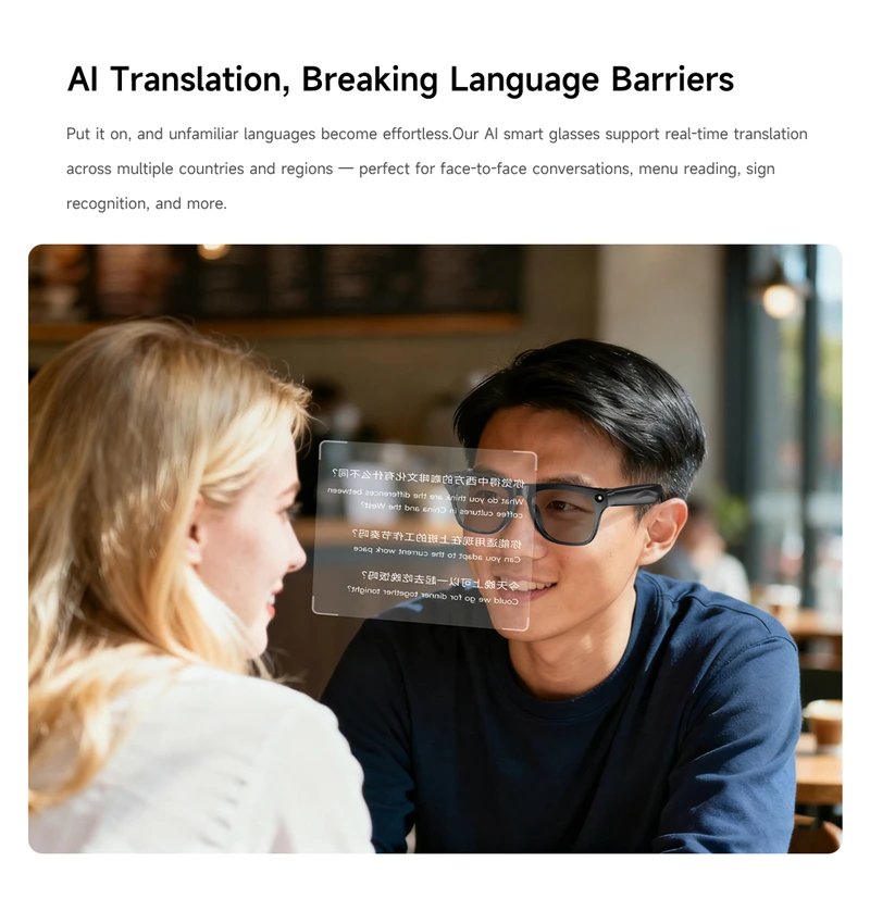 4KHD AI Smart Glasses Photochromic Lens Camera Glasses Bluetooth Calling Music Player Voice Assistant Translation Video 2026 New 4KHD AI Smart Glasses Photochromic Lens Camera Glasses Bluetooth Calling Music Player Voice Assistant Translation Video 2026 New