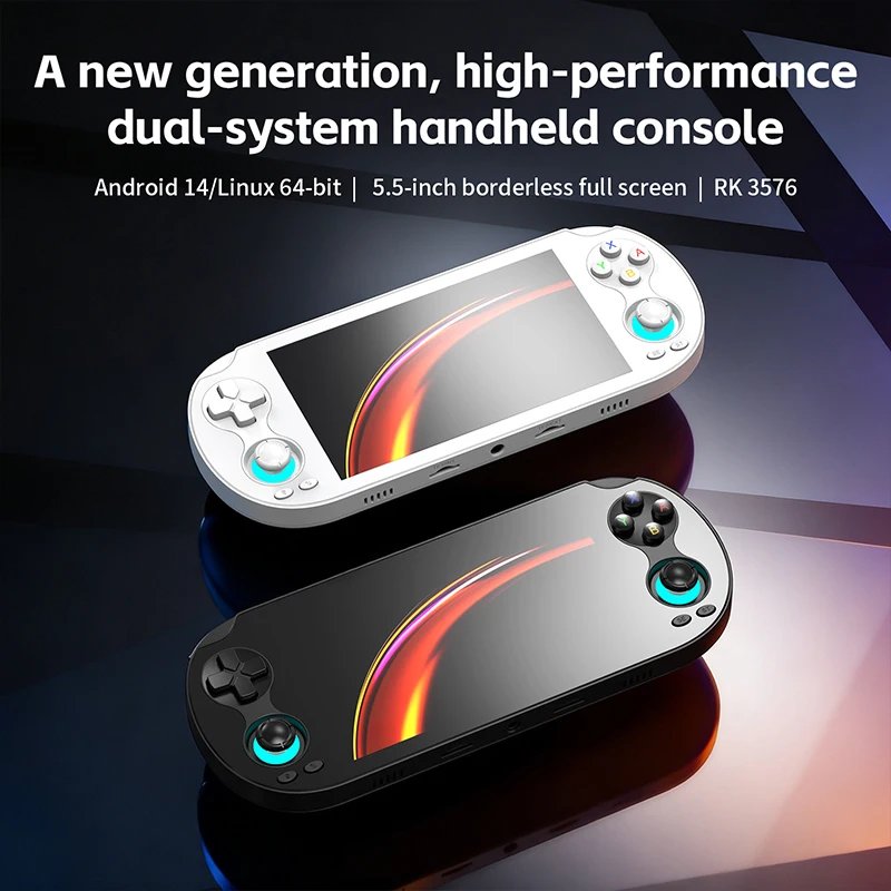 RG VITA / RGVITA Pro Handheld Game Console 5.46'' IPS Touchscreen 5000mAh Video Gaming Player Supports AI Streaming