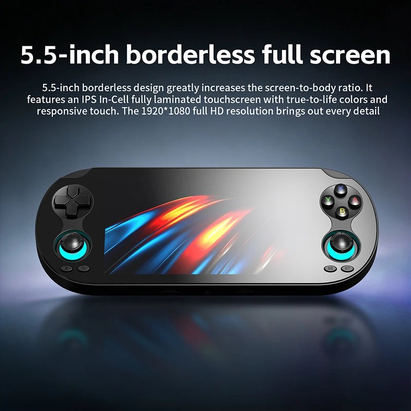 RG VITA / RGVITA Pro Handheld Game Console 5.46'' IPS Touchscreen 5000mAh Video Gaming Player Supports AI Streaming