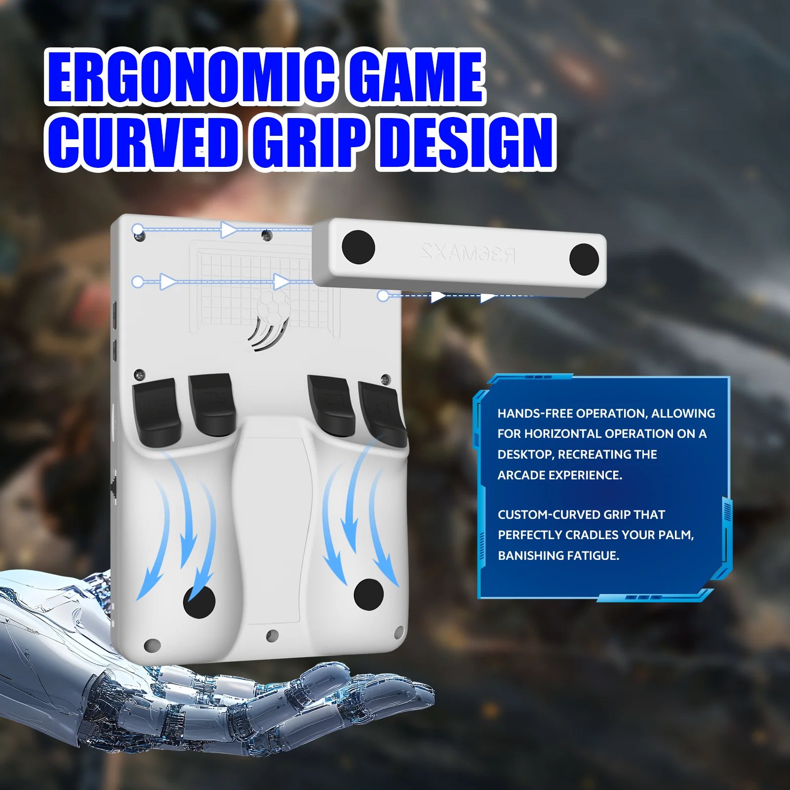 R36 Max2 Retro Handheld Game Console Linux System 4.5 Inch IPS Screen 64G/128G Portable Pocket Player Built-in 18000+ Games