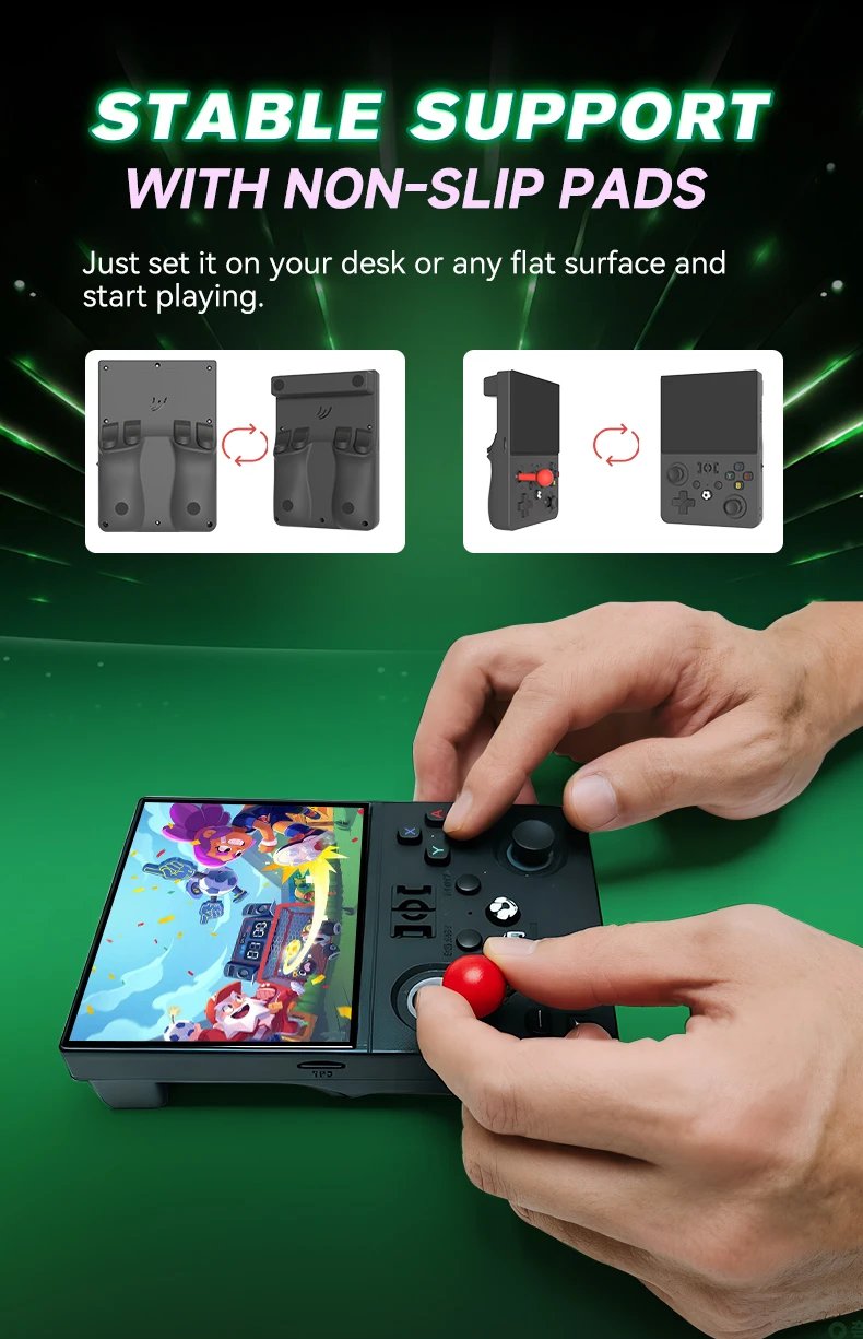 2026 Upgraded R36MAX2 Retro Handheld Game Console 4.5 Inch HD Screen 1024*768 Open Souce Portable Pocket Video Game Player