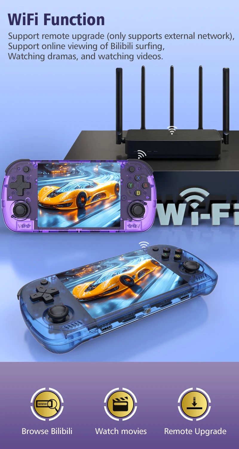 FUNKIDDY R36H PRO MAX Retro Games Console 20000+ Games Open Source ArKOS Retro Handheld Game Players 4.2