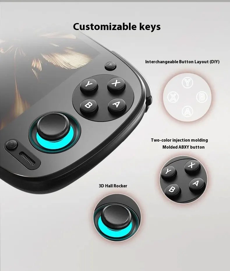 Retroid Pocket 5 SD865 5.5-inch Oled HD screen Bluetooth 5.1 Android 5000mAh battery Retro handheld handheld game console