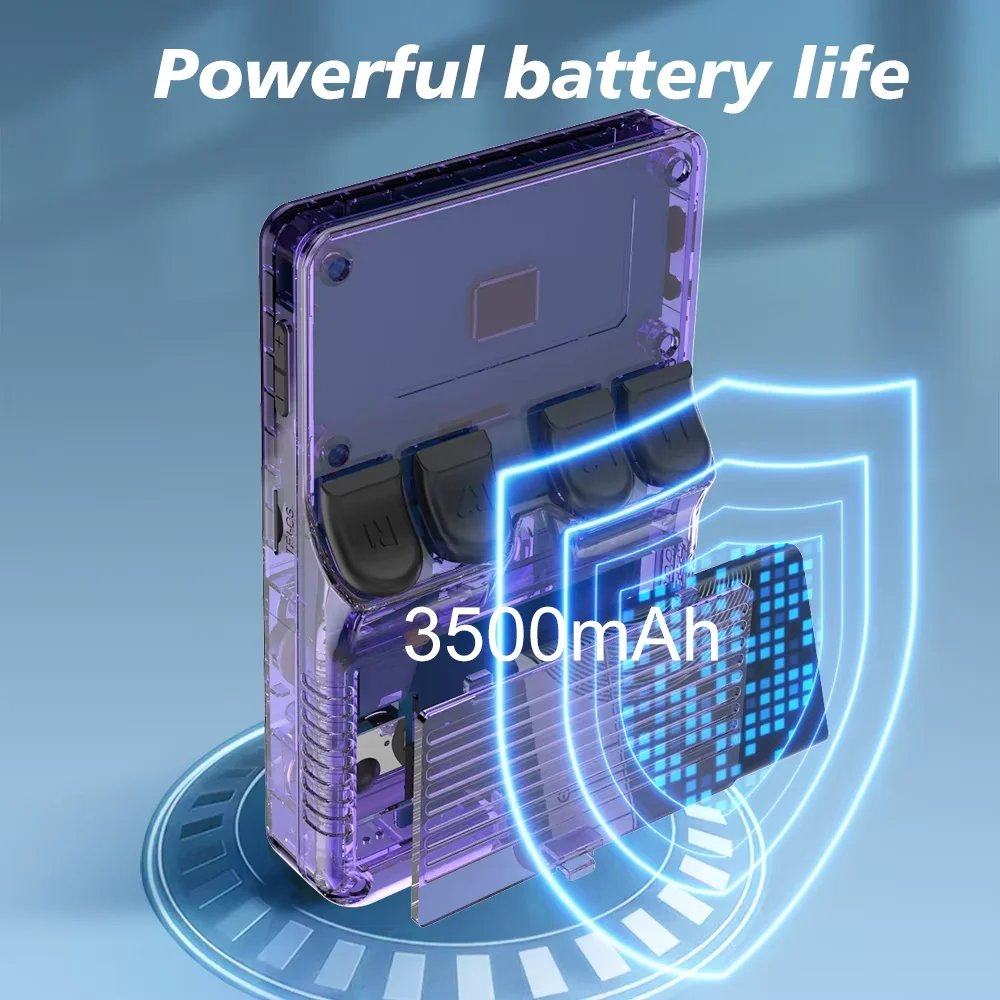 R36S Retro Handheld Video Game Console Linux ARKOS System 3.5 Inch IPS Screen 128G 64G Preloaded Games Portable Pocket Player