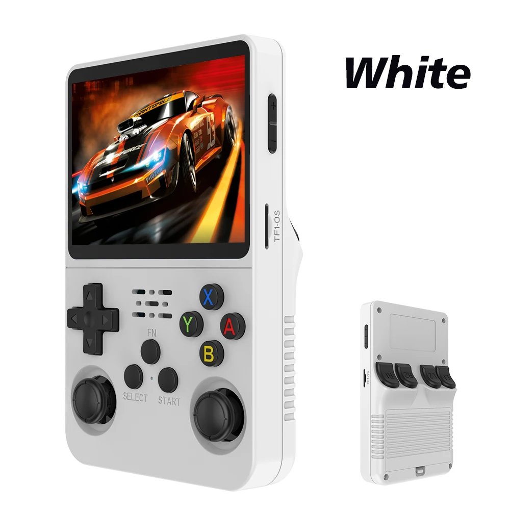 R36S Retro Handheld Video Game Console Linux ARKOS System 3.5 Inch IPS Screen 128G 64G Preloaded Games Portable Pocket Player