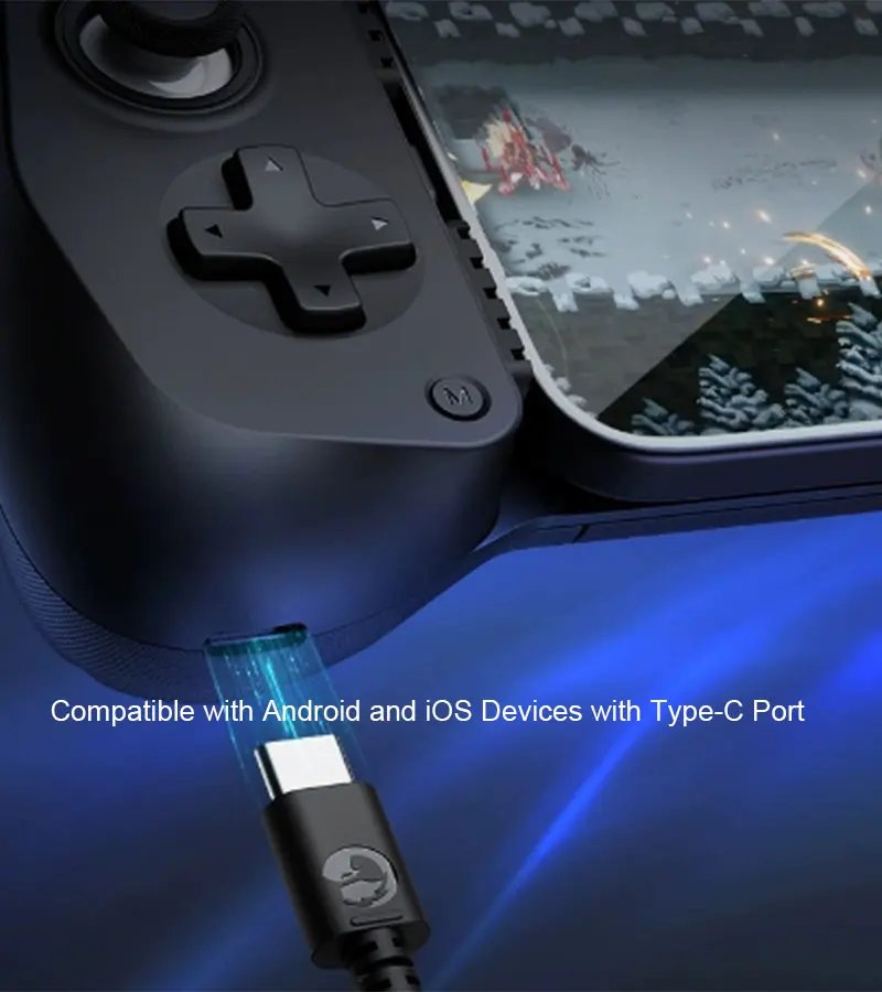 Game Controller For Gamesir X5 Lite Mobile Gaming Controller For Android & Iphone Hall Effect Joystick Portable Gamepad Game Controller For Gamesir X5 Lite Mobile Gaming Controller For Android & Iphone Hall Effect Joystick Portable Gamepad 