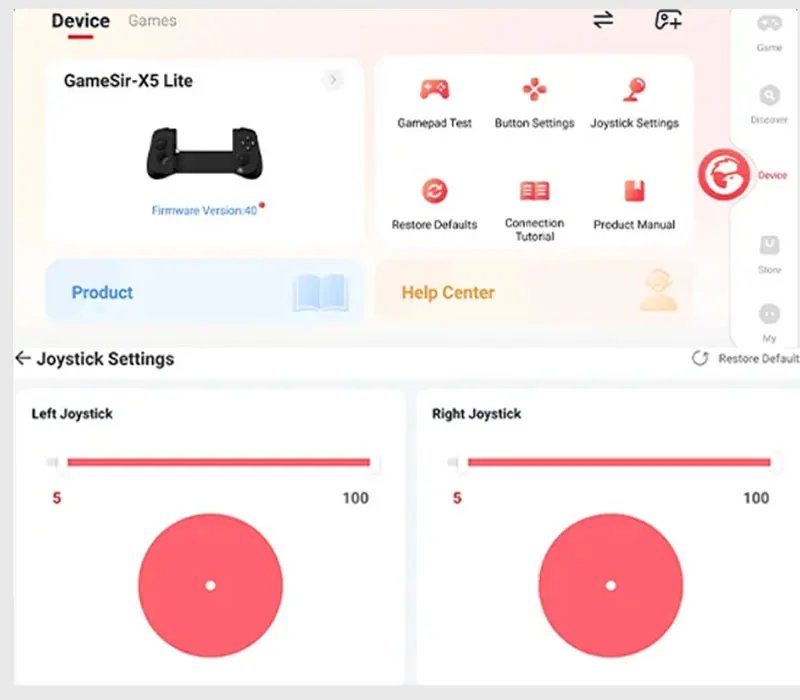 Game Controller For Gamesir X5 Lite Mobile Gaming Controller For Android & Iphone Hall Effect Joystick Portable Gamepad Game Controller For Gamesir X5 Lite Mobile Gaming Controller For Android & Iphone Hall Effect Joystick Portable Gamepad 
