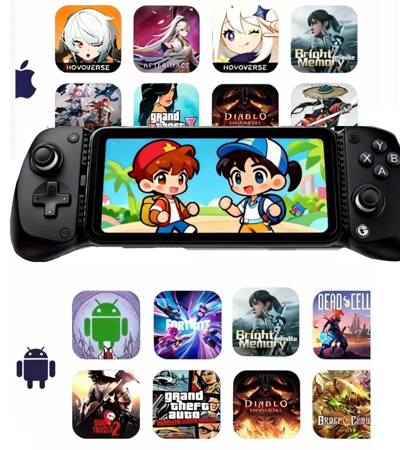 Game Controller For Gamesir X5 Lite Mobile Gaming Controller For Android & Iphone Hall Effect Joystick Portable Gamepad Game Controller For Gamesir X5 Lite Mobile Gaming Controller For Android & Iphone Hall Effect Joystick Portable Gamepad 