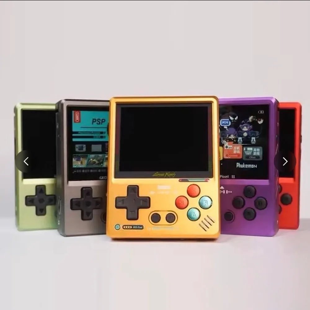 GKD Pixel 2 Handheld Game Console 2.4-Inch Retro Nostalgia New Portable Game Controller Arcade Game Full Metal Body Cnc Custom GKD Pixel 2 Handheld Game Console 2.4-Inch Retro Nostalgia New Portable Game Controller Arcade Game Full Metal Body Cnc Custom
