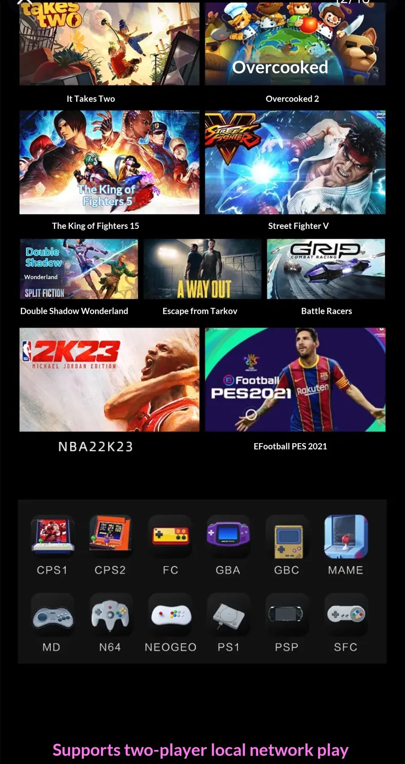 GameMT EX8 Game Console TMR Joystick Open Source 4.88”1620 * 1080 HFD Glass Screen Retro Handheld Game Consoles Portable Gifts