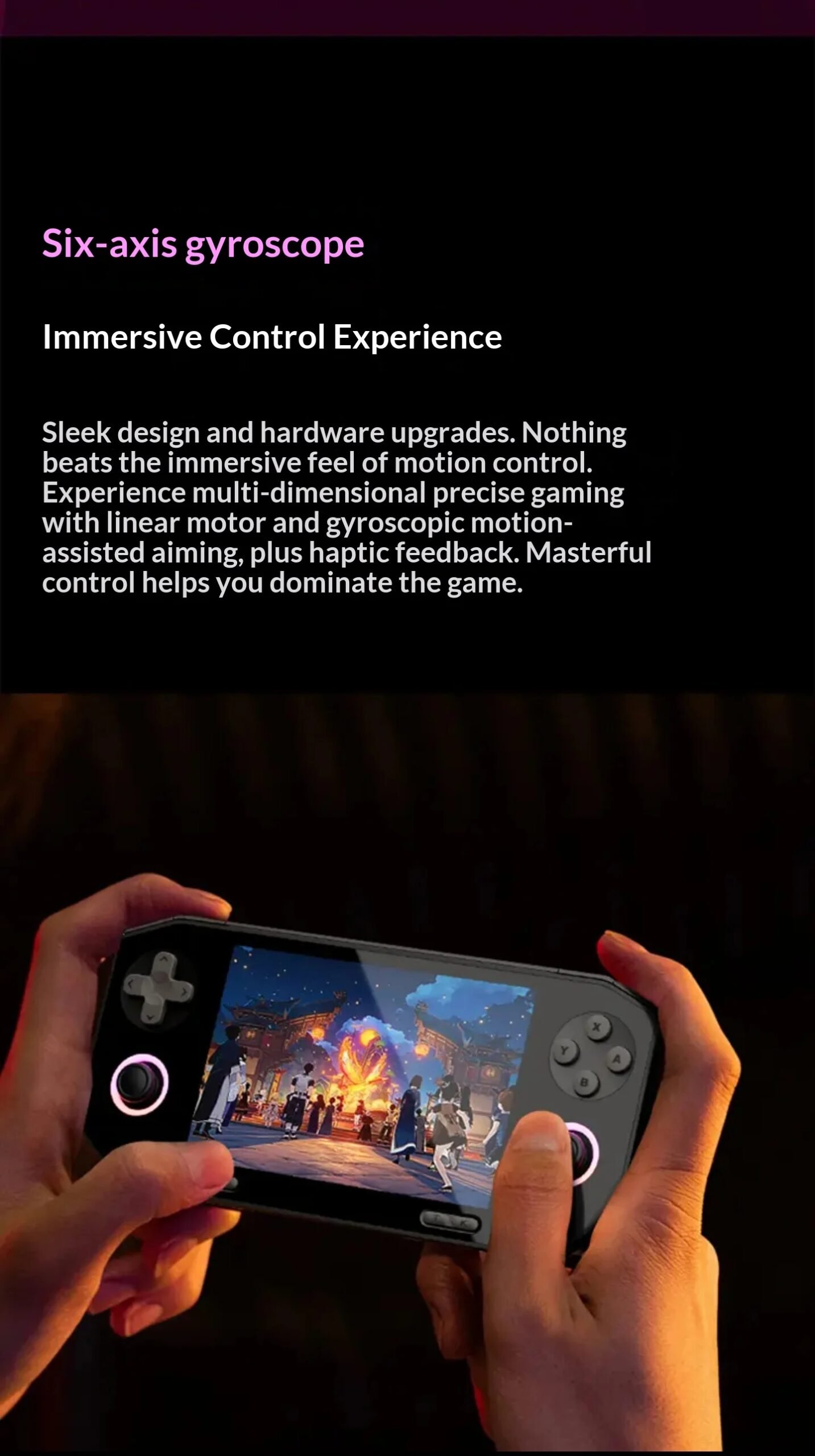 GameMT EX8 Game Console TMR Joystick Open Source 4.88”1620 * 1080 HFD Glass Screen Retro Handheld Game Consoles Portable Gifts