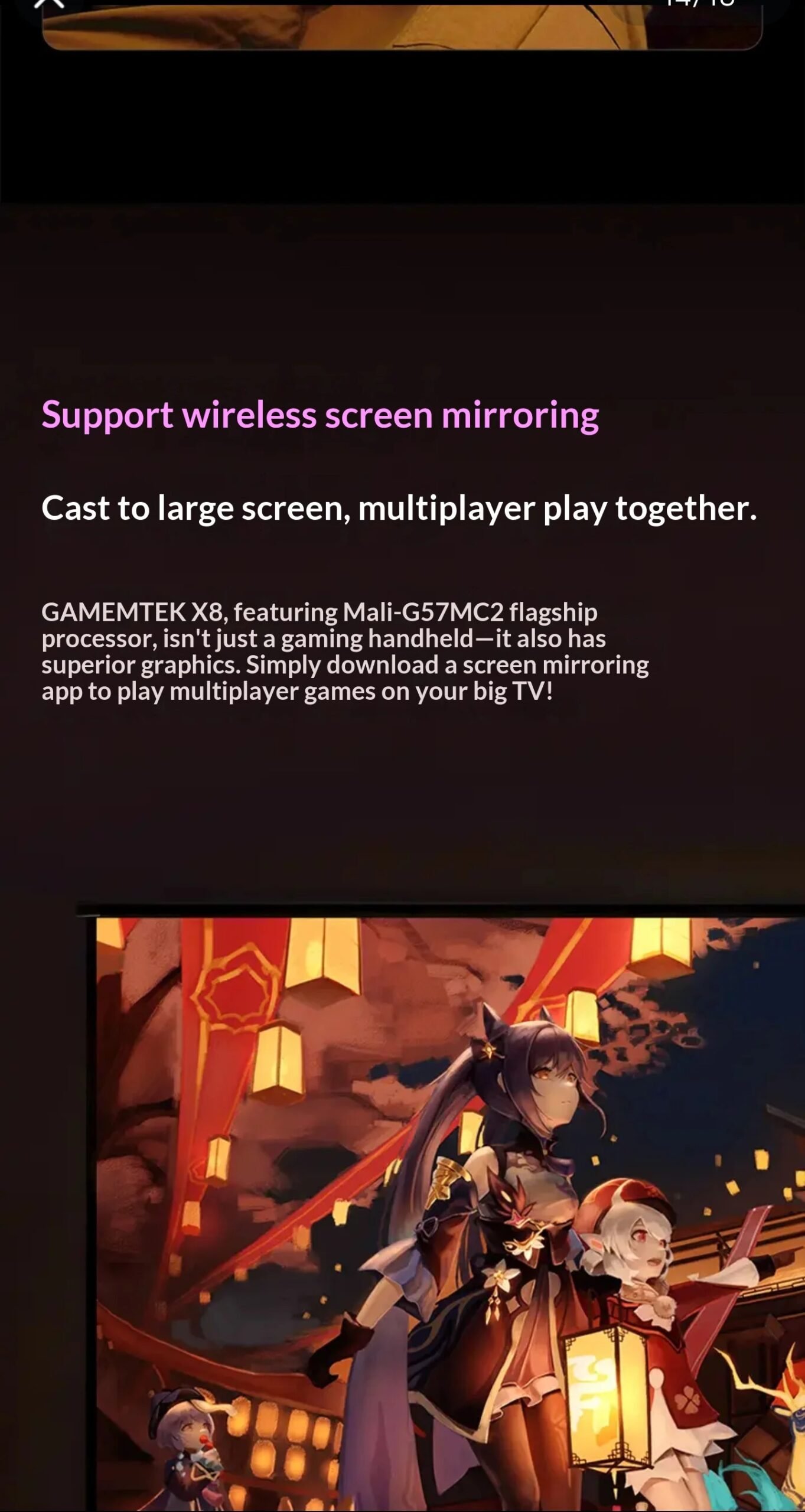 GameMT EX8 Game Console TMR Joystick Open Source 4.88”1620 * 1080 HFD Glass Screen Retro Handheld Game Consoles Portable Gifts