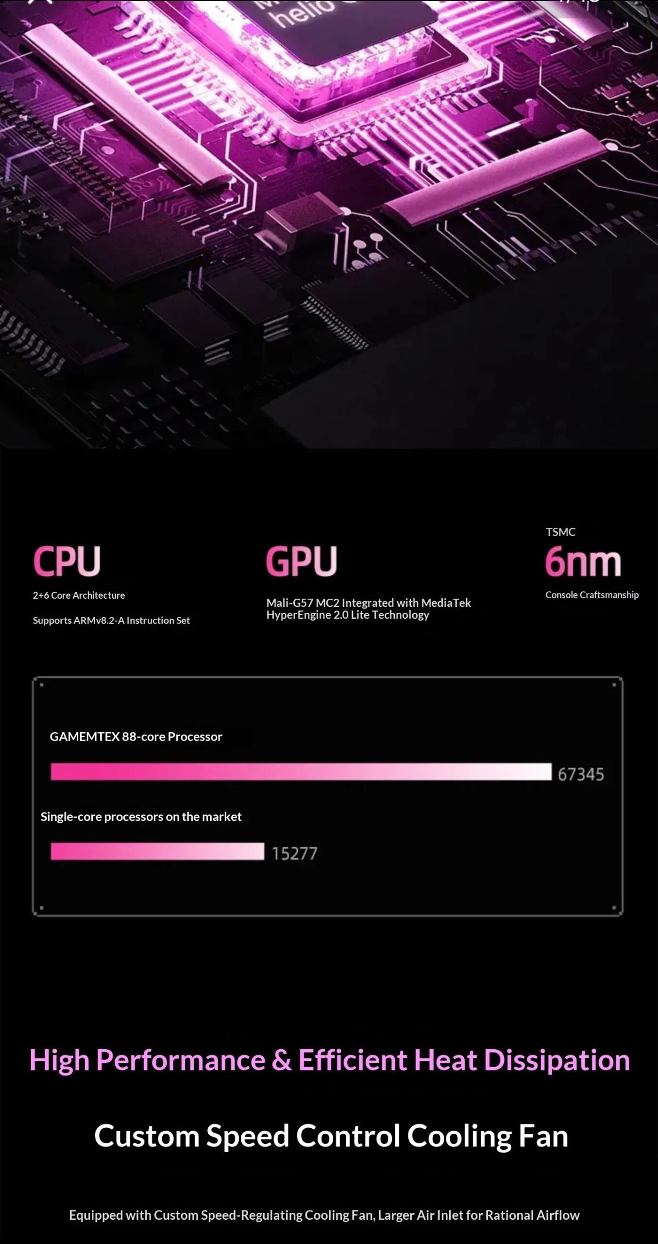 GameMT EX8 Game Console TMR Joystick Open Source 4.88”1620 * 1080 HFD Glass Screen Retro Handheld Game Consoles Portable Gifts