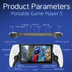 Portable video game console, 256GB storage, 7-inch IPS screen, supports PS1 and CPS2 retro games, compatible with 30+ emulators. - Image 6