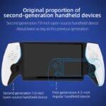 Portable video game console, 256GB storage, 7-inch IPS screen, supports PS1 and CPS2 retro games, compatible with 30+ emulators. - Image 5