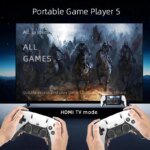 Portable video game console, 256GB storage, 7-inch IPS screen, supports PS1 and CPS2 retro games, compatible with 30+ emulators. - Image 4