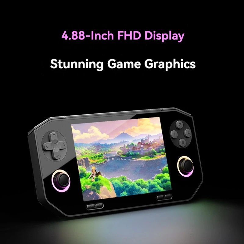 2026 new GameMT EX8 Android Handheld Game Console 4.88 Inch 1080P HD Touchscreen 6GB 128GB 5000mAh Battery Game Console