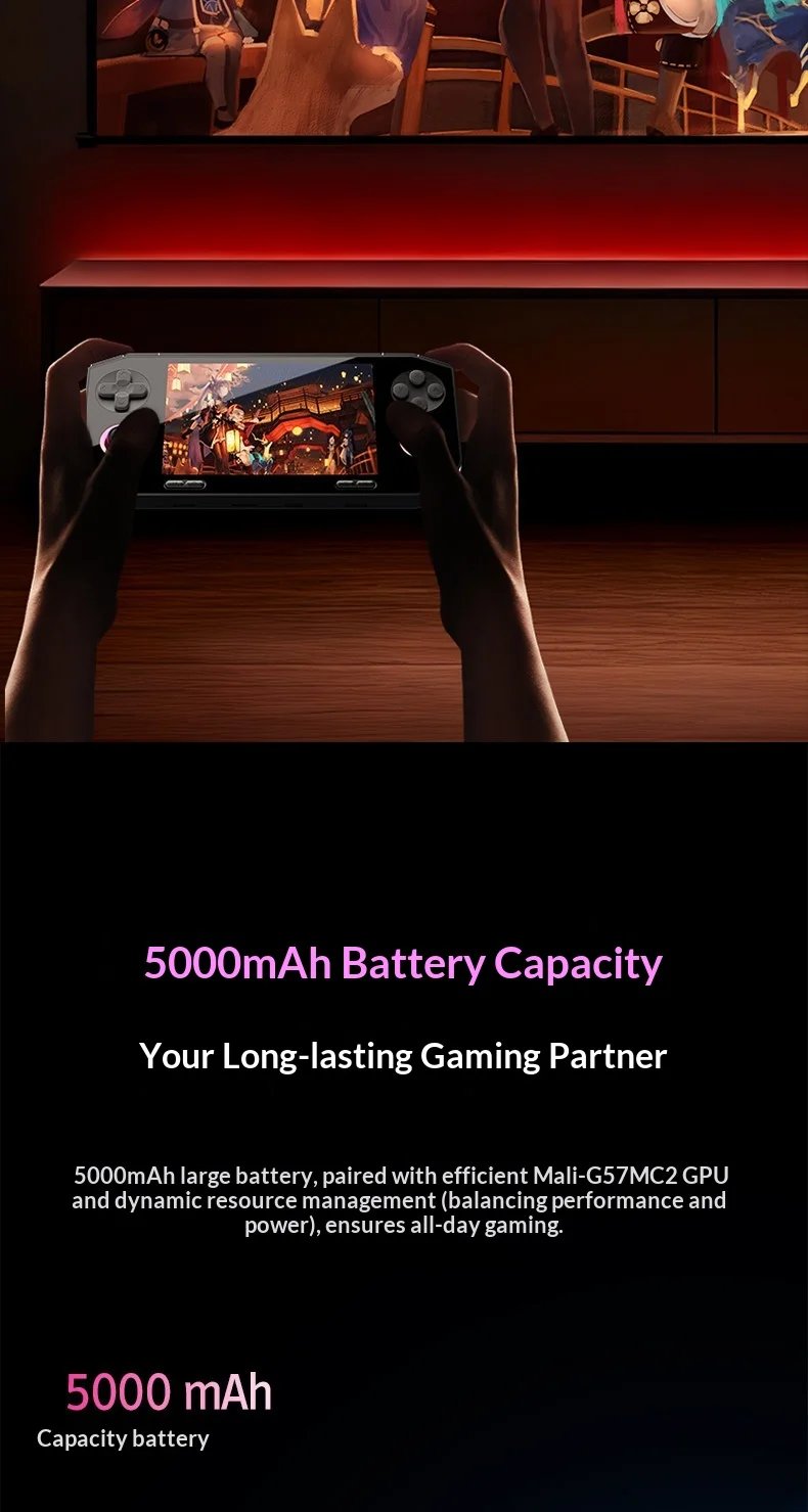 2026 new GameMT EX8 Android Handheld Game Console 4.88 Inch 1080P HD Touchscreen 6GB 128GB 5000mAh Battery Game Console