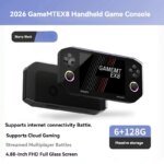 2026 new GameMT EX8 Android Handheld Game Console 4.88 Inch 1080P HD Touchscreen 6GB 128GB 5000mAh Battery Game Console - Image 3