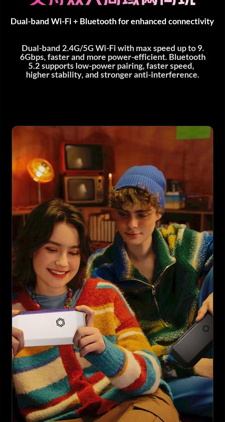 2026 new GameMT EX8 Android Handheld Game Console 4.88 Inch 1080P HD Touchscreen 6GB 128GB 5000mAh Battery Game Console