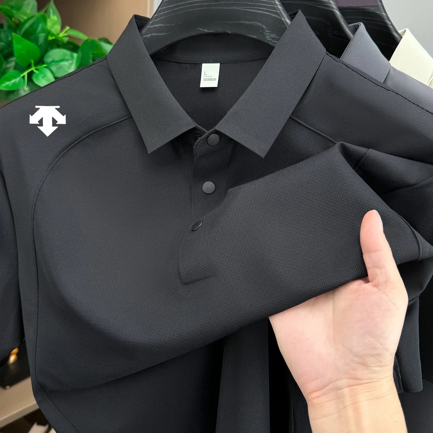 men's new summer brand short sleeves seamless polo shirt lapel printing high quality patchwork t-shirt leisure sports men's wear men's new summer brand short sleeves seamless polo shirt lapel printing high quality patchwork t-shirt leisure sports men's wear