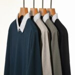 2025 New Men's Fake Two Piece Polo Shirt Casual Fashion Long Sleeve Collar T-shirt Versatile Top - Image 6