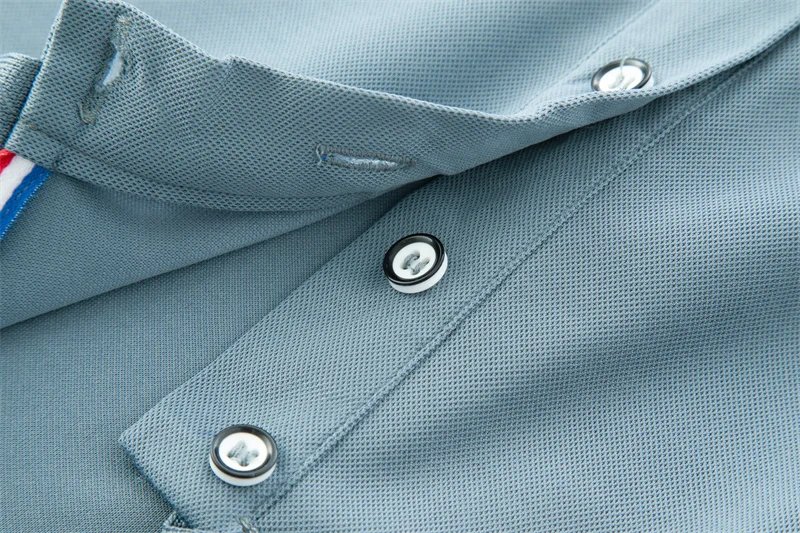 Men's Casual Solid Color Short Sleeve Polo Shirt 2025 Summer Fashionable Comfortable Versatile Top for Men