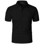 New Mens Short Sleeve T Shirt Sports Tennis Polo Shirt Summer Oversized Breathable Shirts Button Moisture-Wicking Streetwear - Image 3