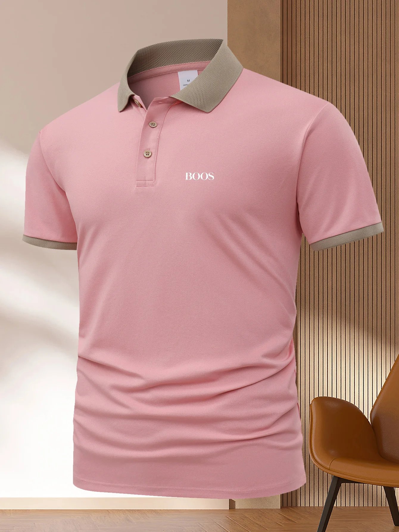 43131-8gvu24.jpg European men's polo shirt, summer fashion, breathable cotton short sleeved T-shirt, casual business workwear (s-2XL) - Image 1