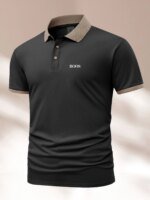 European men's polo shirt, summer fashion, breathable cotton short sleeved T-shirt, casual business workwear (s-2XL) - Image 4