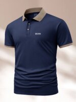 European men's polo shirt, summer fashion, breathable cotton short sleeved T-shirt, casual business workwear (s-2XL) - Image 3