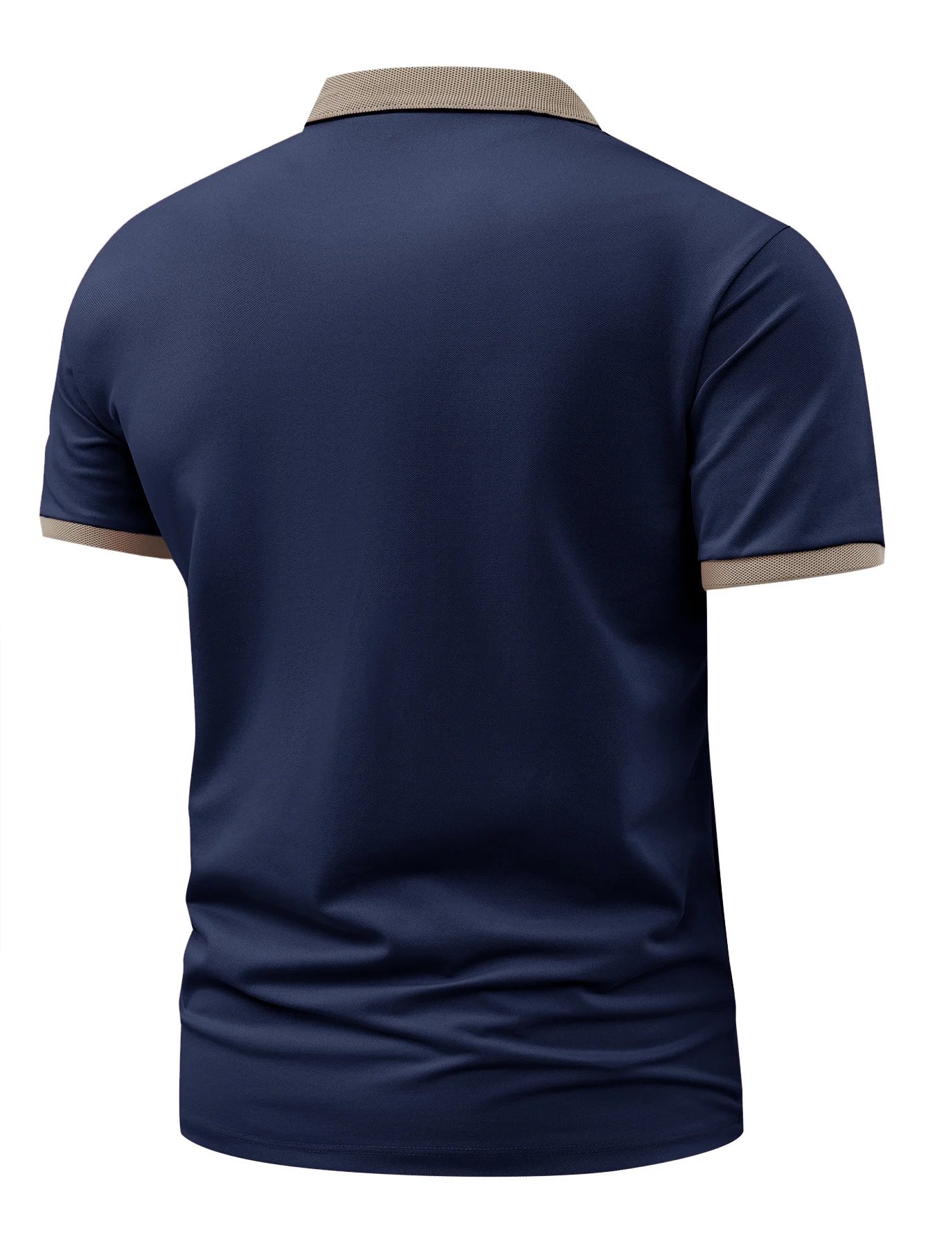 European men's polo shirt, summer fashion, breathable cotton short sleeved T-shirt, casual business workwear (s-2XL) European men's polo shirt, summer fashion, breathable cotton short sleeved T-shirt, casual business workwear (s-2XL)