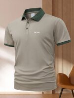 European men's polo shirt, summer fashion, breathable cotton short sleeved T-shirt, casual business workwear (s-2XL) - Image 5