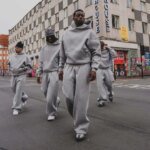 Fashionable Street Style Embroidered Sweatpants Autumn Winter Casual Pants Versatile Personality Couple's Pan - Image 6