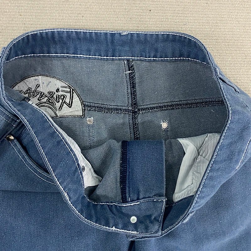 Fashionable Street Style Embroidered Sweatpants Autumn Winter Casual Pants Versatile Personality Couple's Pan