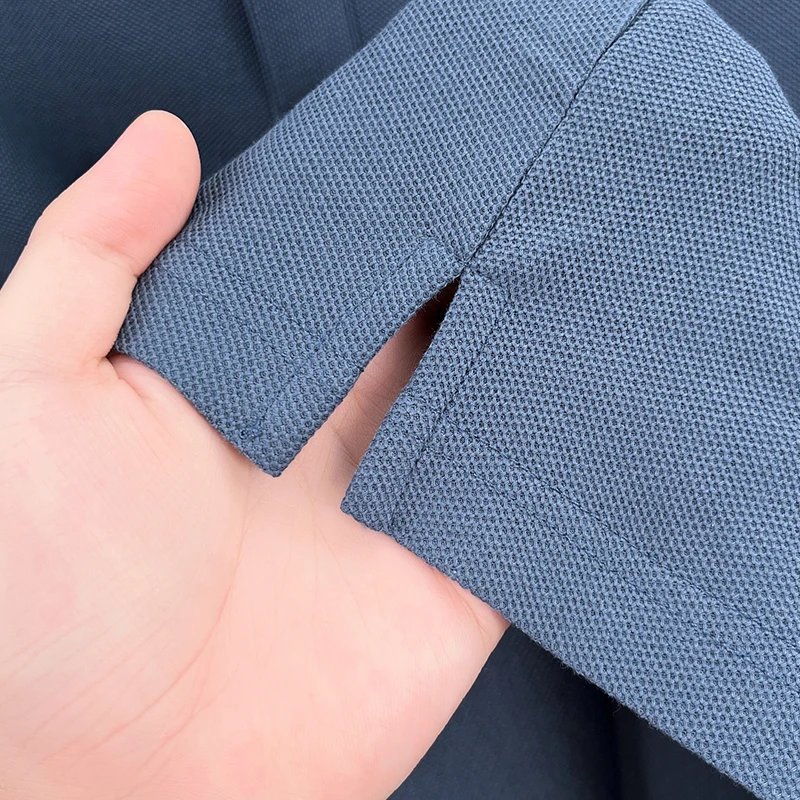 100% pure cotton autumn and winter men's fashion sports brand embroidered pony long sleeved POLO shirt business casual T-shirt