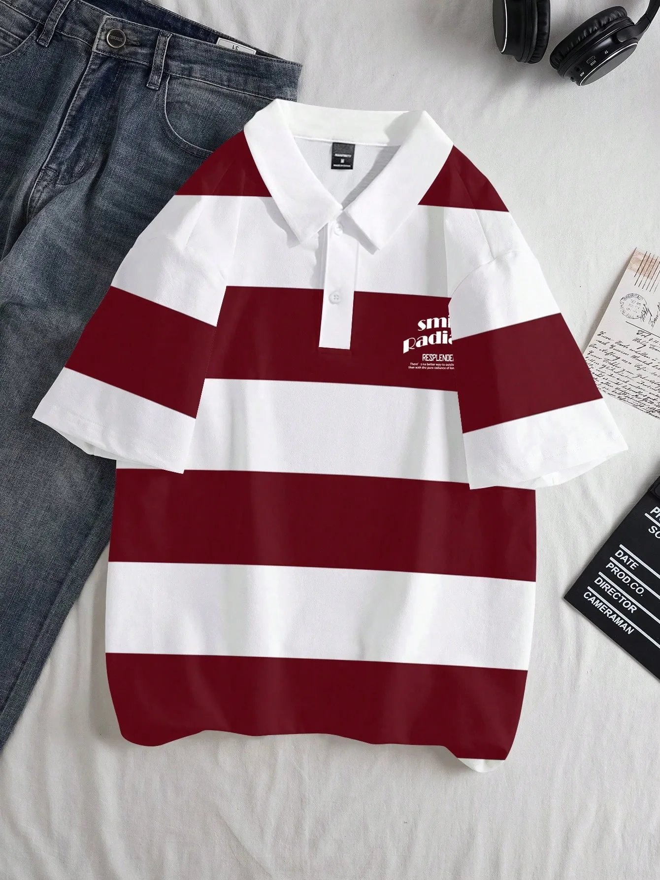 The new men's short-sleeved POLO shirt for summer 2025 is casual fashionable and soft with 3D striped pattern printing The new men's short-sleeved POLO shirt for summer 2025 is casual fashionable and soft with 3D striped pattern printing
