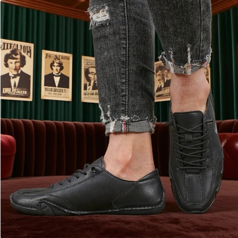 Ankle Boots for Men Fashionable Stitching Lightweight Comfortable Casual Walking Shoes Breathable Tennis Outdoor Driving Shoes Ankle Boots for Men Fashionable Stitching Lightweight Comfortable Casual Walking Shoes Breathable Tennis Outdoor Driving Shoes